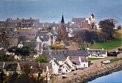 School and surroundings from South Sutor - 1998