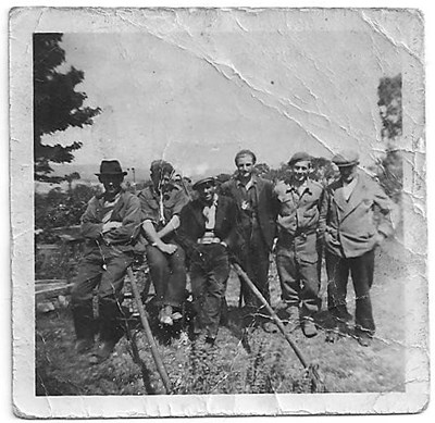 Cromarty Mains workers - c1950