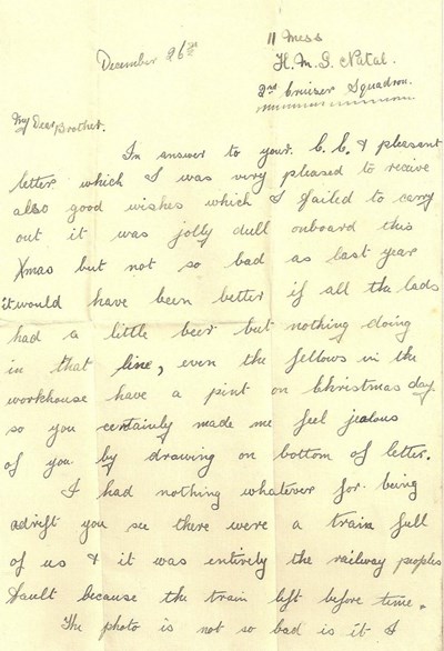 Letter from Arthur Taylor