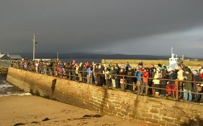 Splash and Dash, Cromarty, New Years Day 2012