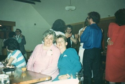 Bobby & Fiona Chisholm in the function room of the Byre