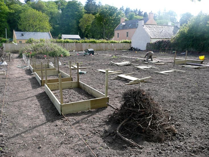 Cromarty Allotments - Raised Beds