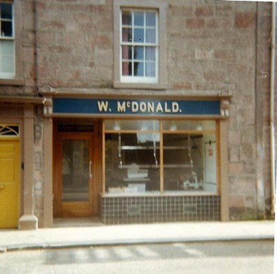 McDonald the Butcher shop, High Street