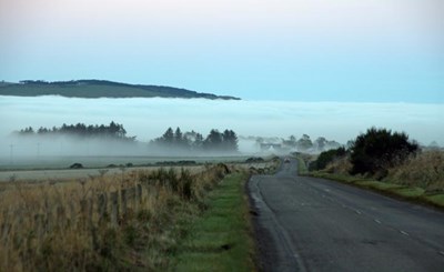 A hauntingly spooky Newton and the North Sutor on 24th October 2012