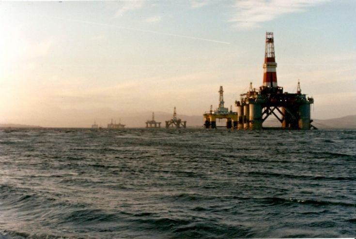 Rigs in the Cromarty Firth