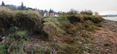 Shore Path Storm Damage - 14th December 2012