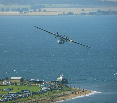 Catalina Flying Boat over Cromarty - 22nd August 2013
