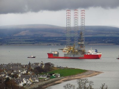 The Dockwise heavy lift vessel Talisman