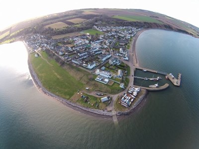 Cromarty Looking South from Ferry boat slip.