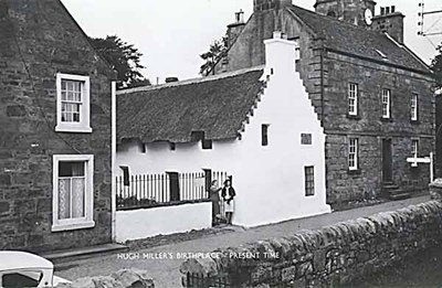 Picture of Hugh Millers Cottage circa 1960