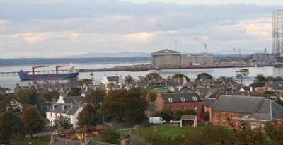 Parida leaving the Cromarty Firth