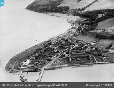 Aerial photo from above the harbour