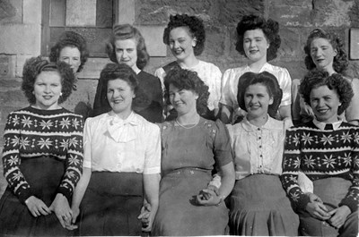 Cromarty Girls - amazing hairdos