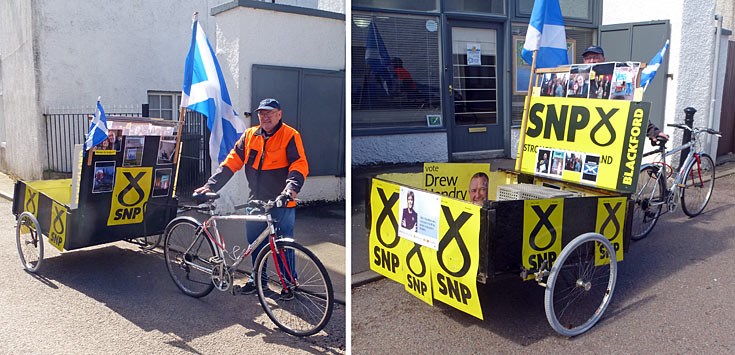Totter's General Election 2015 SNP 'Battle Bus'