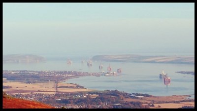 View towards Cromarty from Ben Wyvis