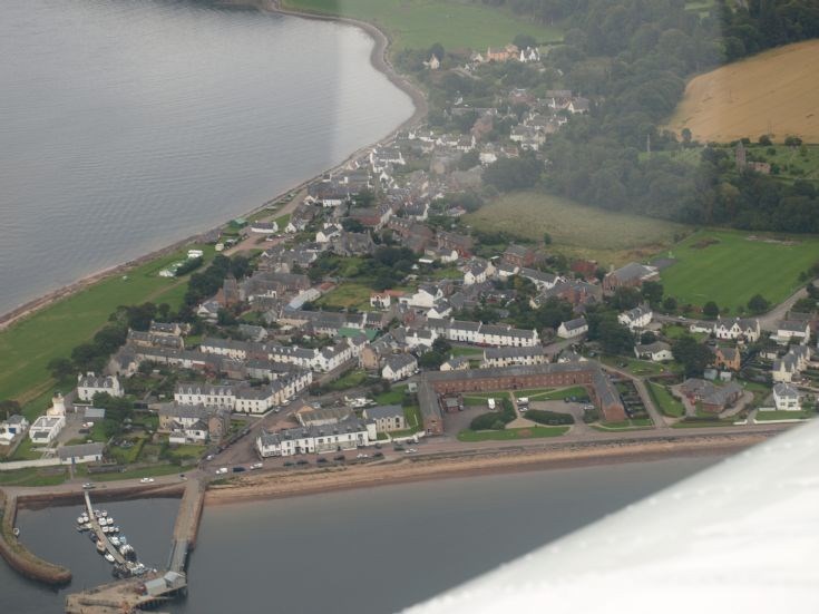 Flying over Cromarty Aug 18th 2011