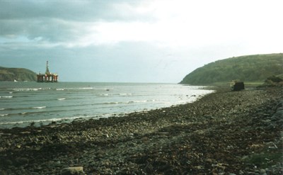 Cromarty Rose on the shore - Oct 1992