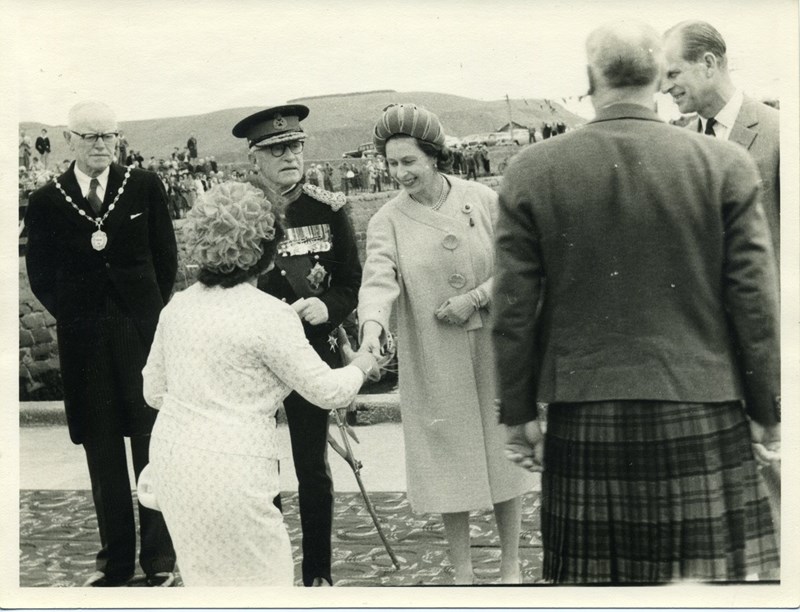 The Queen's visit to Cromarty, 1964.