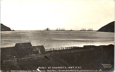Fleet at Cromarty 1867