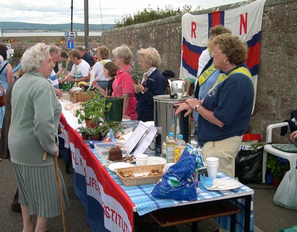 RNLI stand at the 2003 Cromarty Regatta