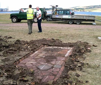 Strange Paving on the links