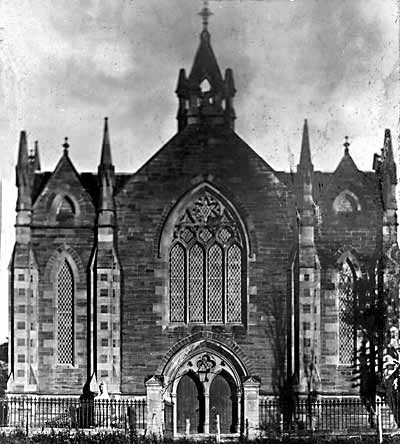 West Church (Free Church) before the fire - c1916