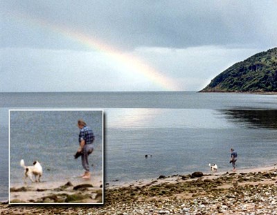 Clumsy on the beach below fishertown c1983