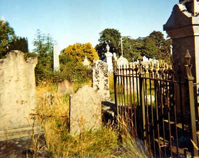 Gaelic Chapel Graveyard looking east