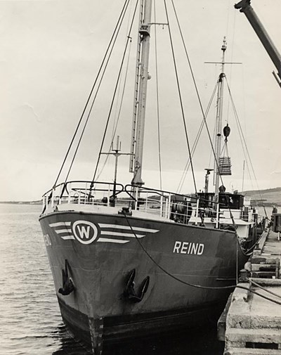 Last Cargo vessel to visit Cromarty.