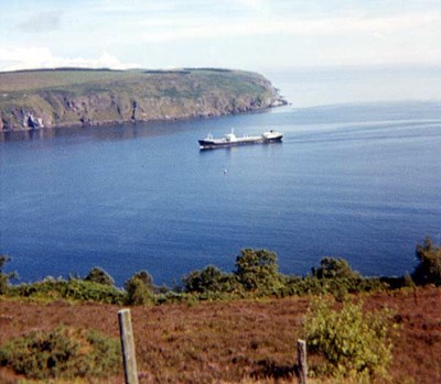 Cromarty Firth - the first oil tanker