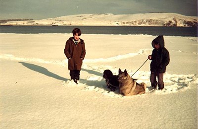 Snow on the links - c1977