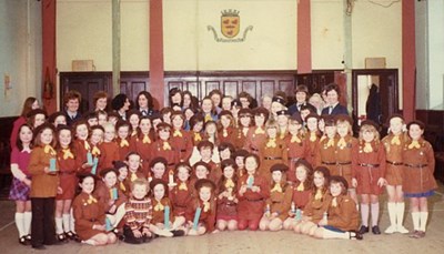 Brownies in the Victoria Hall - c1968