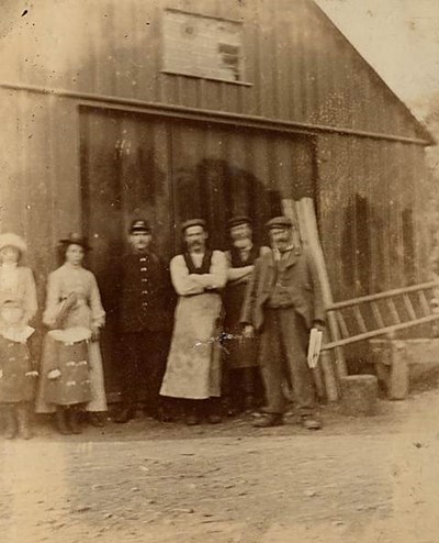 Sheds at Newhall - c1901