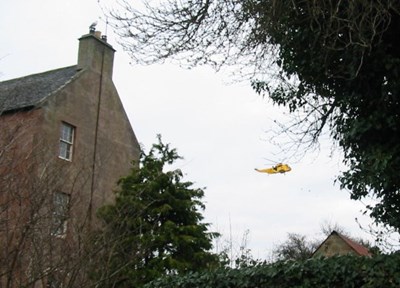 Sea King 137 over St Annes