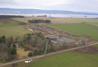 Aerial view of Glenurquhart Farm - 2004