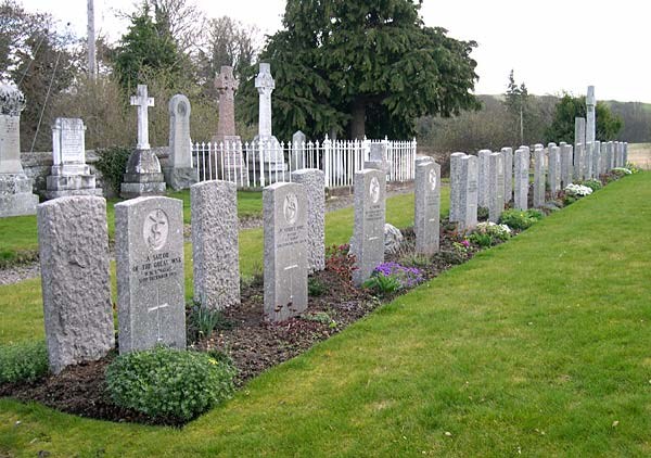 World War 1 servicemen's graves