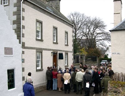 Guests at opening of Miller House