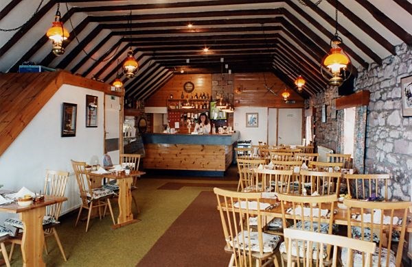 Interior of the Byre restaurant - c1996