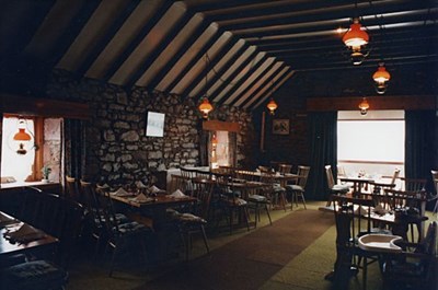 Interior of the Byre resaurant - c1996