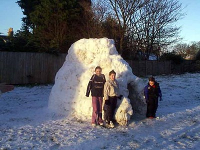 Igloo in Townlands Park - 2003