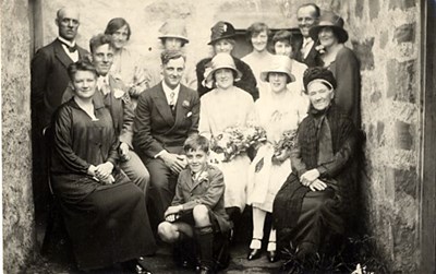 Wedding of Jessie Ferguson - c1924