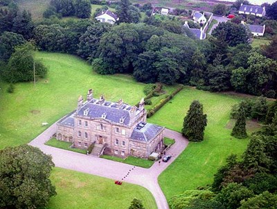 Aerial view of Cromarty House