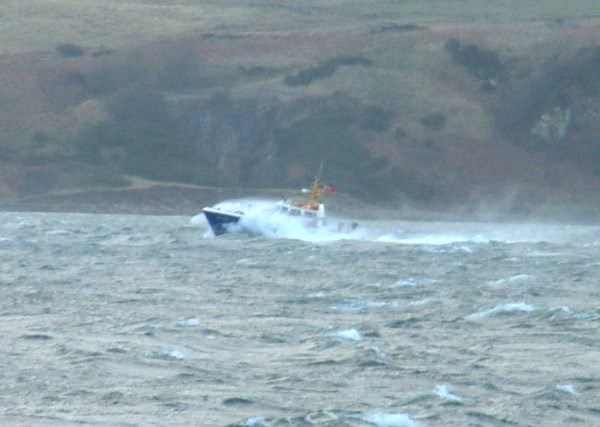 Heading into the teeth of a gale