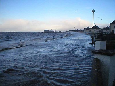 High Tide on Marine Terrace