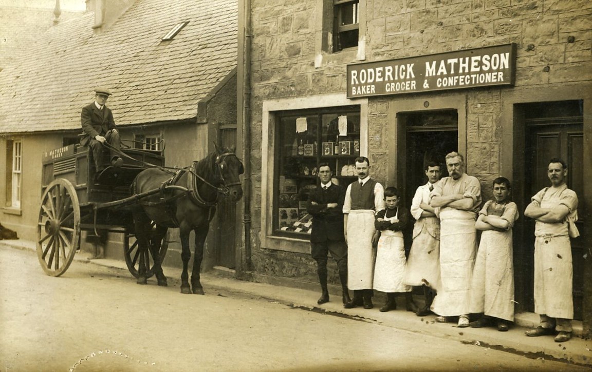 Matheson's Shop - Baker, Grocer & Confectioner