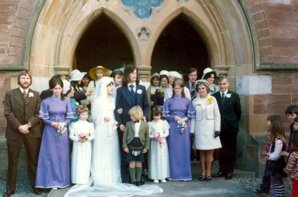 Wedding of Caroline and Ian - 1975