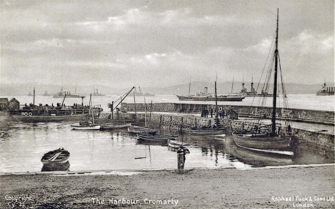 The Harbour, Cromarty, c1905??