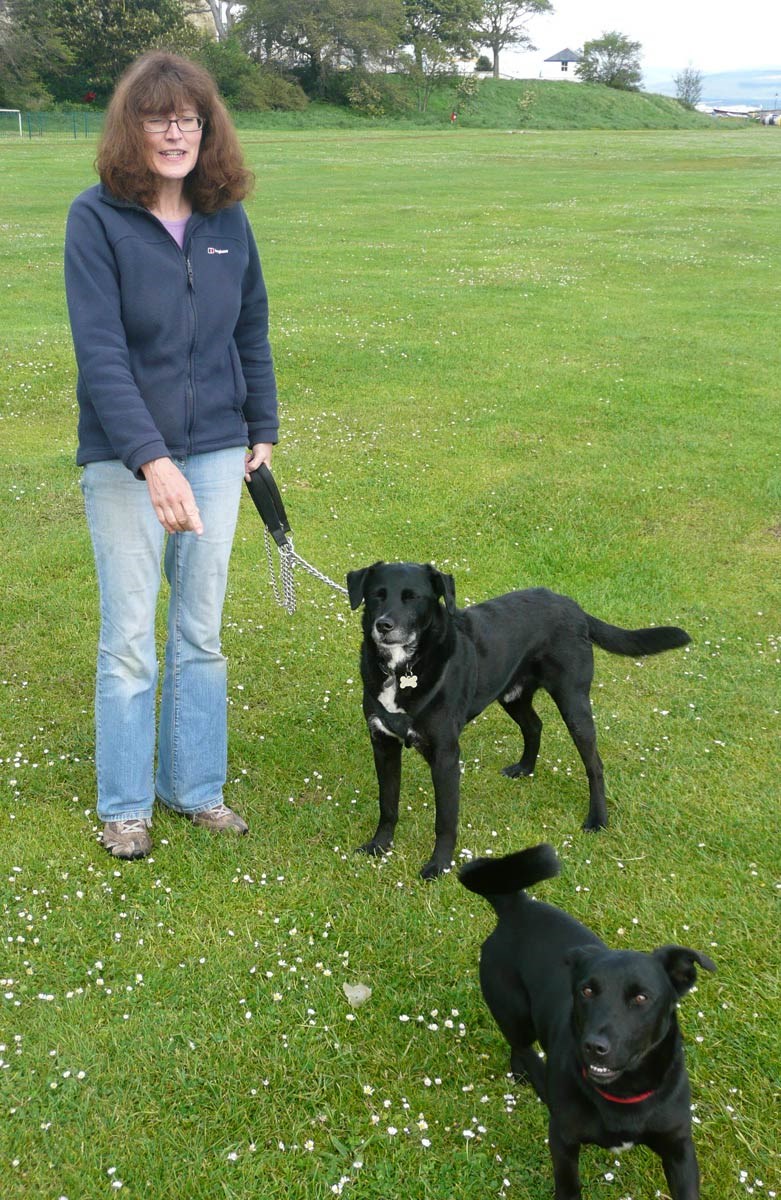 Donald and Geordie with Estelle