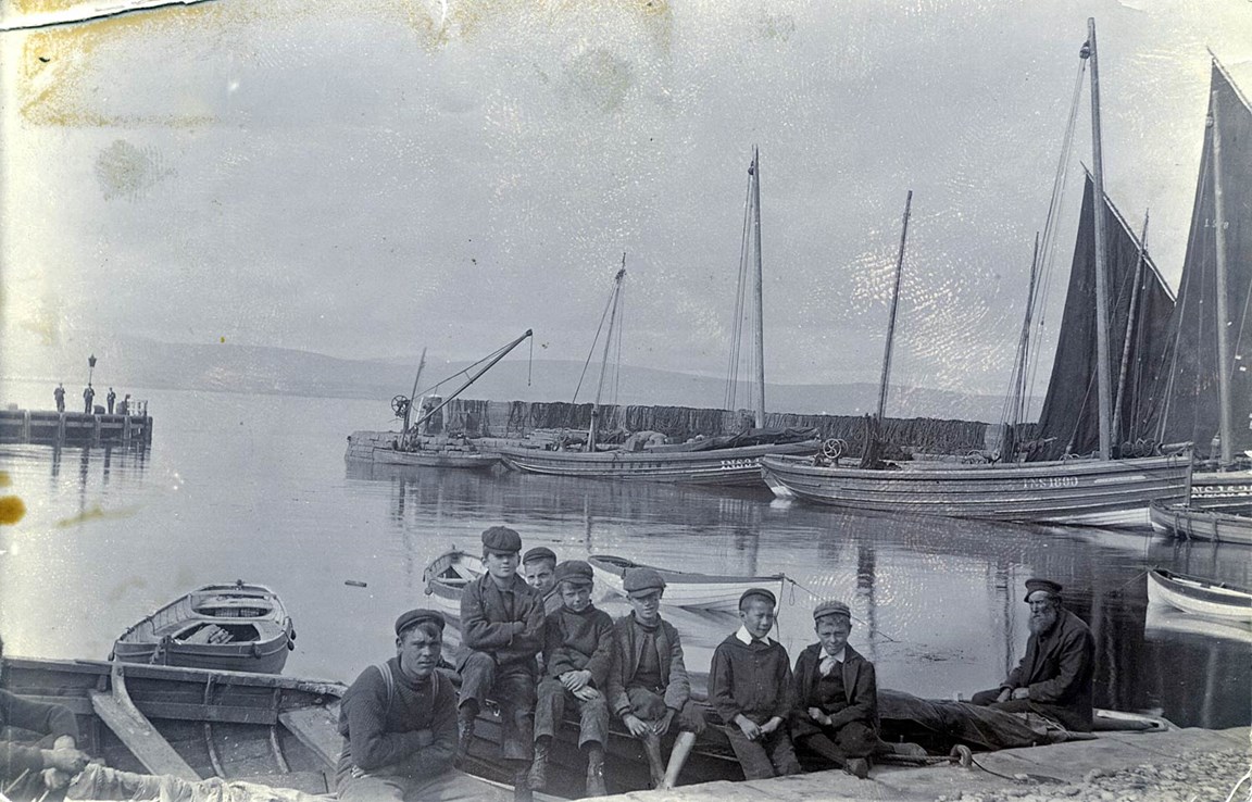 Cromarty Harbour with fine boats