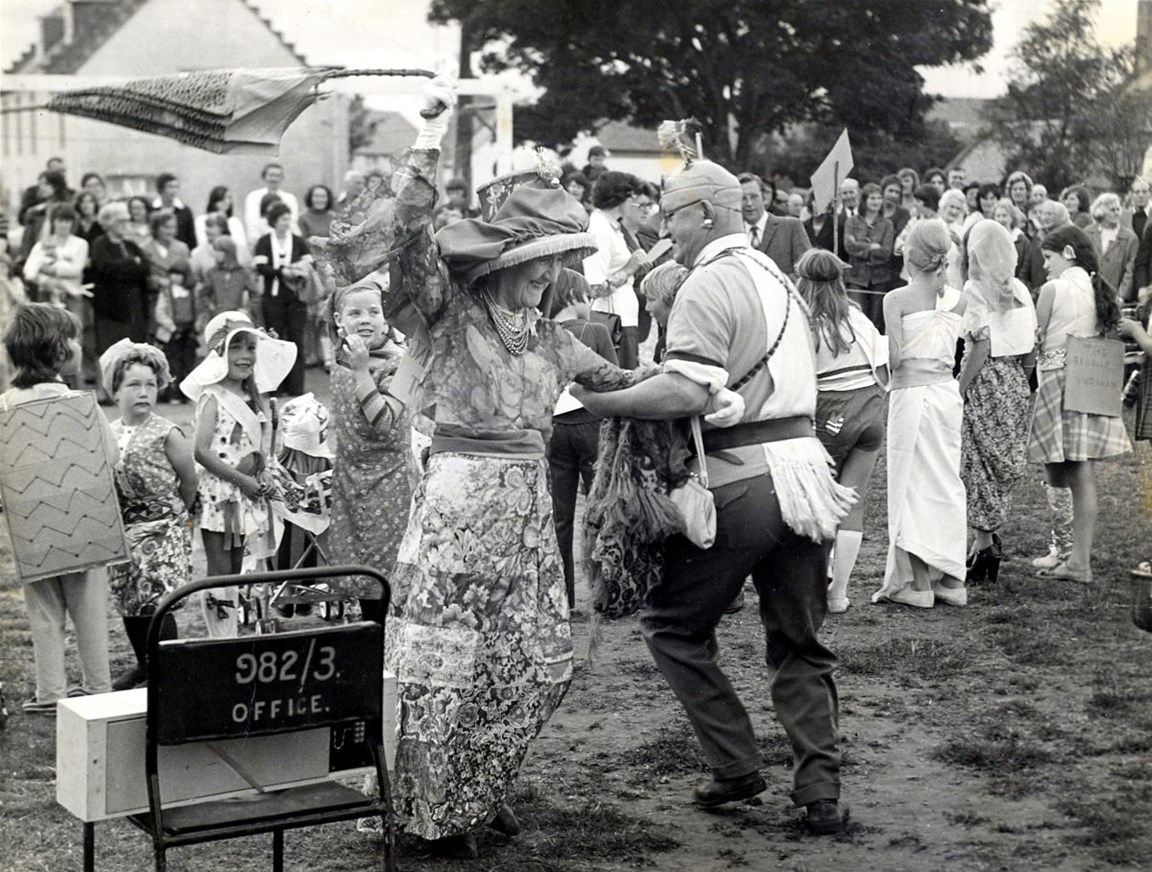 Jimmy Mallaig & Mrs Calder - c1976